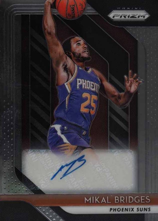 2018 Panini Prizm Rookie Signatures Mikal Bridges #RSMKB Basketball Card