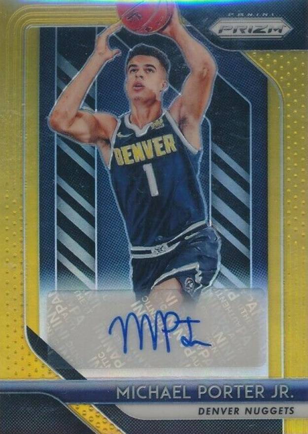 2018 Panini Prizm Rookie Signatures Michael Porter Jr. #RSMPJ Basketball Card