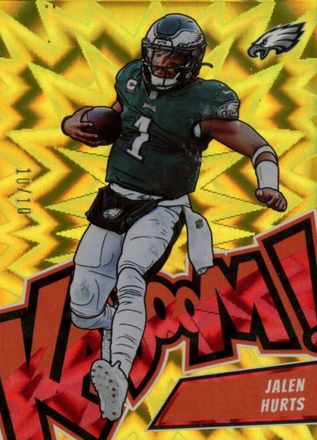 2023 Panini Absolute Kaboom! Vertical Jalen Hurts #K23 Football Card