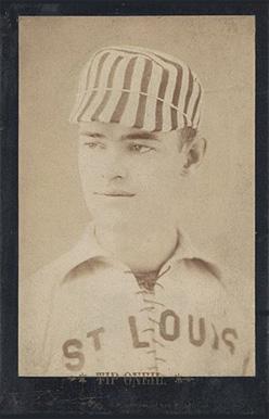 1889 Police Gazette Cabinets Tip O'Neil # Baseball Card