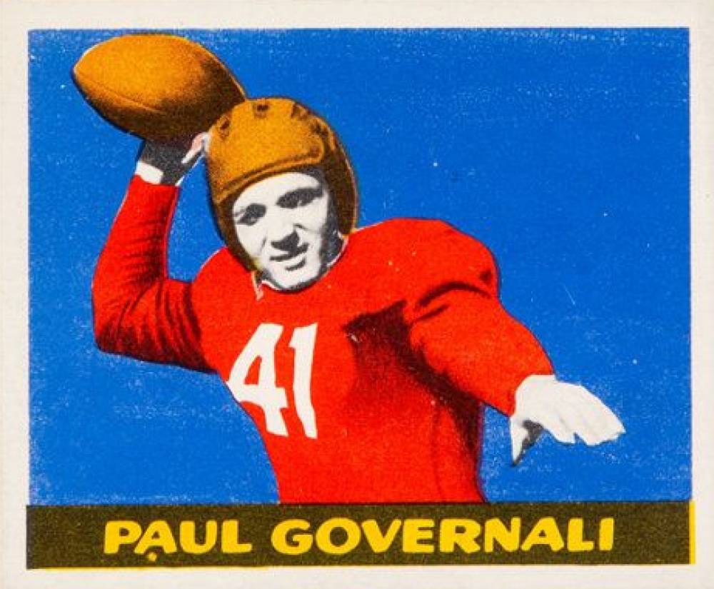 1948 Leaf Paul Governali #30 Football Card