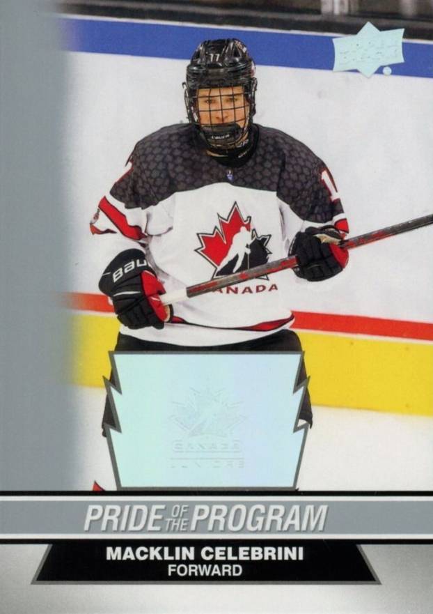 2023 Upper Deck Team Canada Juniors Macklin Celebrini #97 Hockey Card