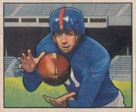 1950 Bowman William Swiacki #142 Football Card