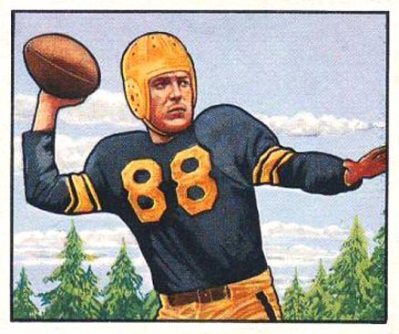 1950 Bowman Jim Finks #128 Football Card