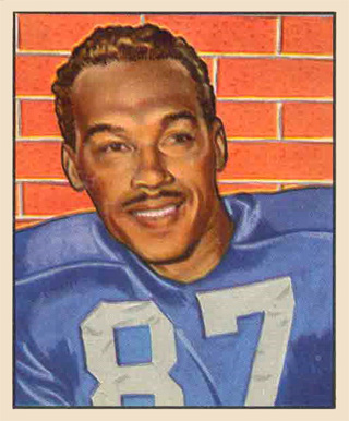 1950 Bowman Bob Mann #122 Football Card