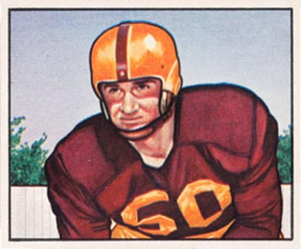 1950 Bowman Harry Ulinski #101 Football Card