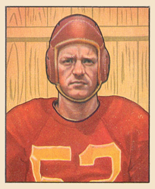 1950 Bowman Harry Gilmer #66 Football Card