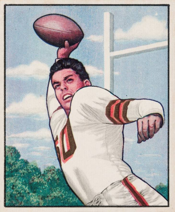 1950 Bowman Otto Graham #45 Football Card