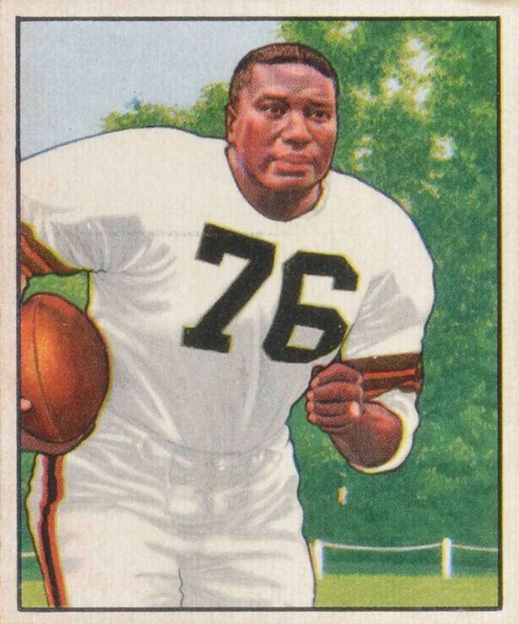 1950 Bowman Marion Motley #43 Football Card