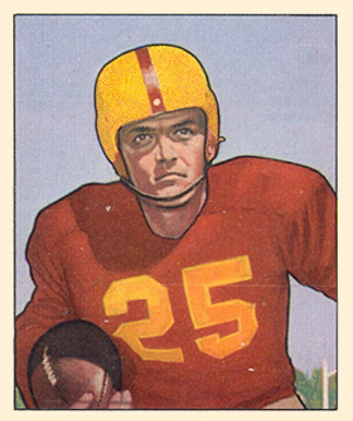 1950 Bowman George Thomas #31 Football Card