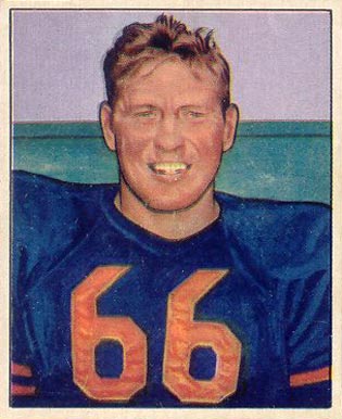 1950 Bowman Bulldog Turner #28 Football Card