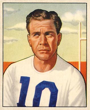 1950 Bowman Joe Goldring #12 Football Card