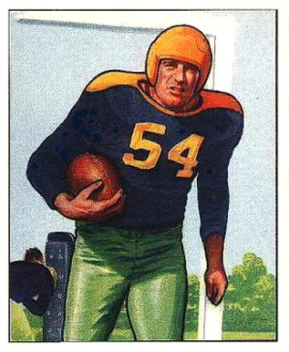 1950 Bowman Larry Craig #10 Football Card