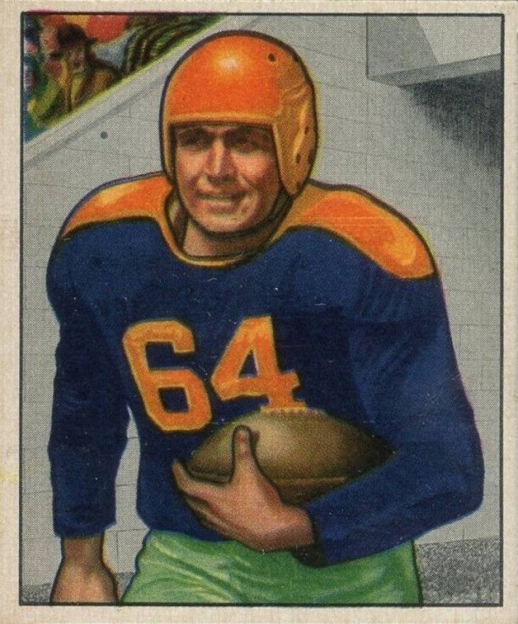 1950 Bowman Ted Fritsch #11 Football Card