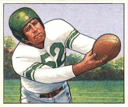 1950 Bowman Bob Nowasky #3 Football Card