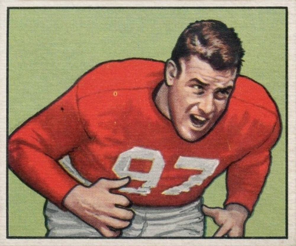 1950 Bowman Leo Nomellini #107 Football Card