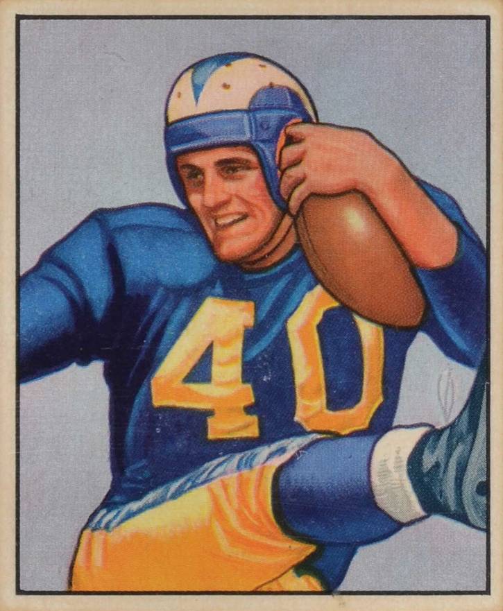 1950 Bowman Elroy Hirsch #52 Football Card