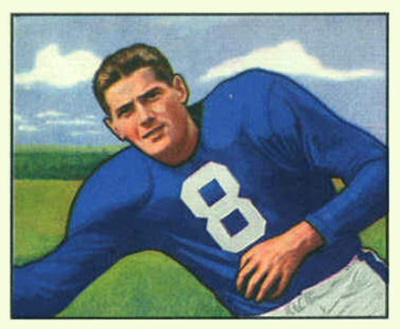 1950 Bowman Sam Tamburo #49 Football Card