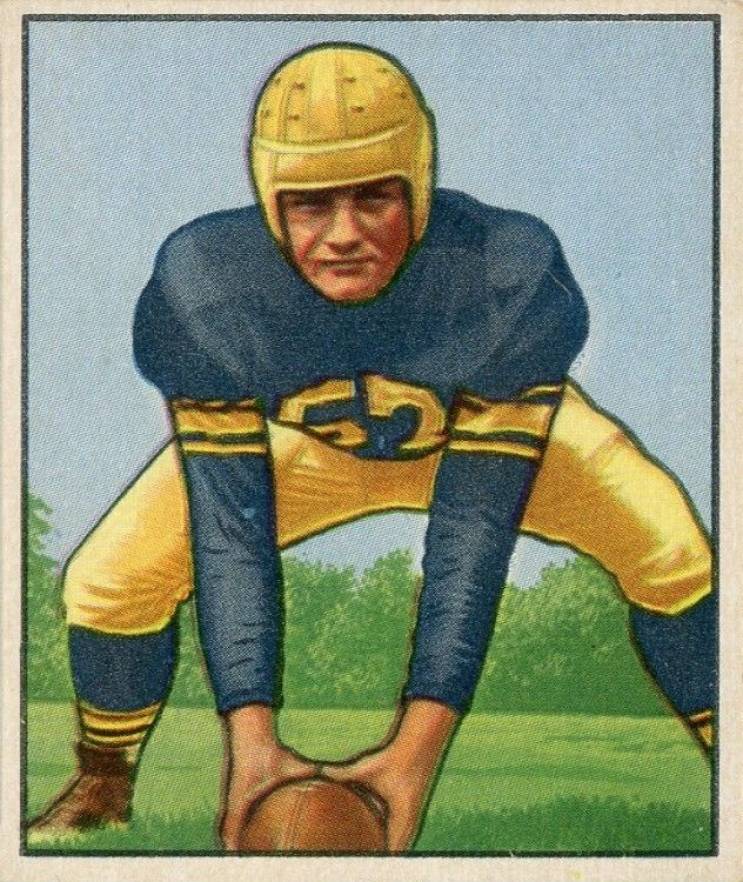 1950 Bowman Frank Sinkovitz #126 Football Card