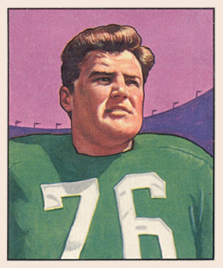 1950 Bowman Bucko Kilroy #96 Football Card