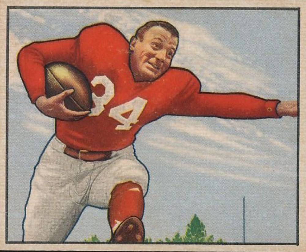 1950 Bowman Pat Harder #93 Football Card