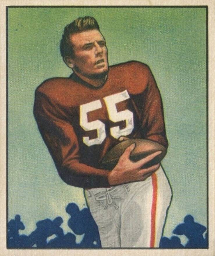 1950 Bowman Paul Salata #70 Football Card