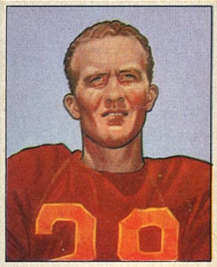 1950 Bowman Hugh Taylor #30 Football Card