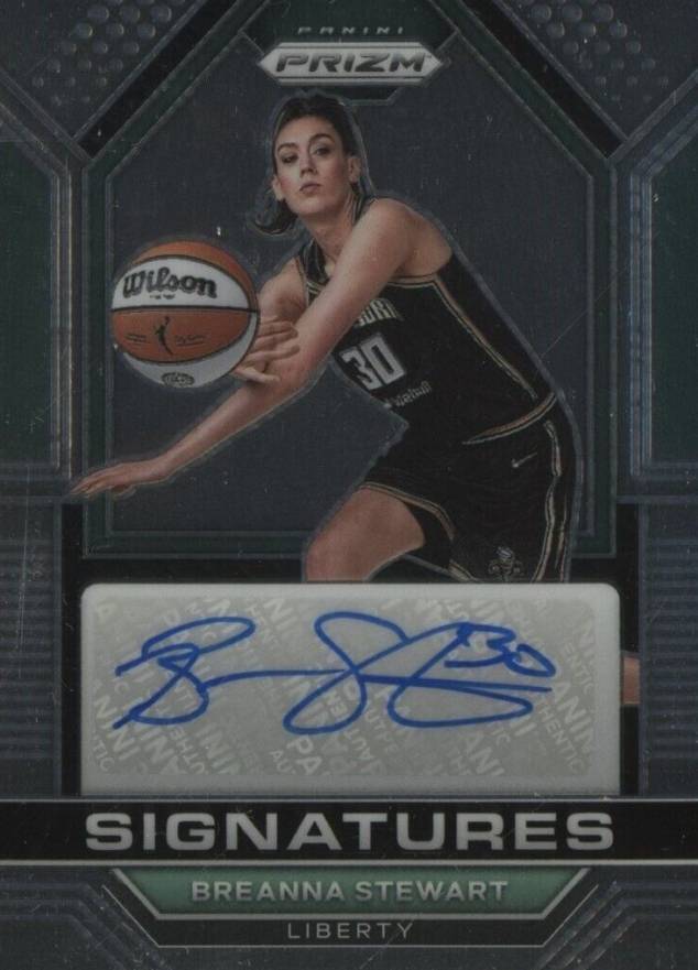 2023 Panini Prizm WNBA Signatures Breanna Stewart #SGBSW Basketball Card