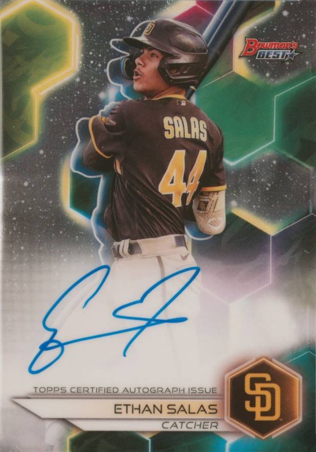 2023 Bowman's Best Best of 2023 Autographs Ethan Salas #B23ES Baseball Card