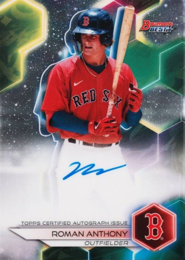 2023 Bowman's Best Best of 2023 Autographs Roman Anthony #B23RAY Baseball Card