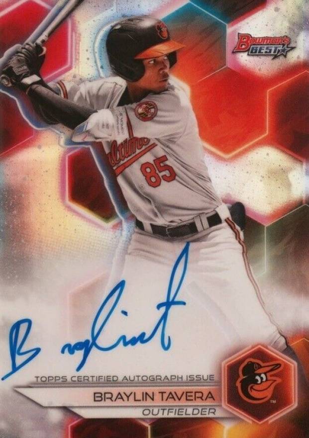 2023 Bowman's Best Best of 2023 Autographs Braylin Tavera #B23BT Baseball Card