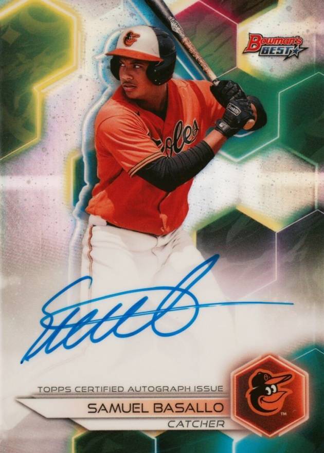 2023 Bowman's Best Best of 2023 Autographs Samuel Basallo #B23SB Baseball Card