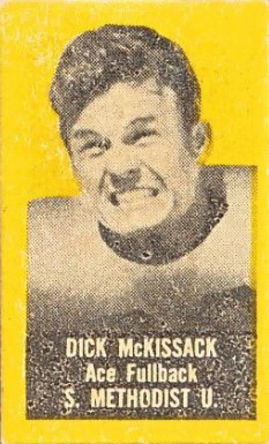 1950 Topps Felt Backs Dick McKissack # Football Card