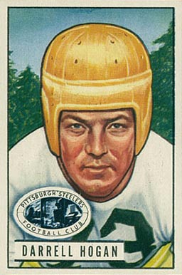 1951 Bowman Darrell Hogan #94 Football Card