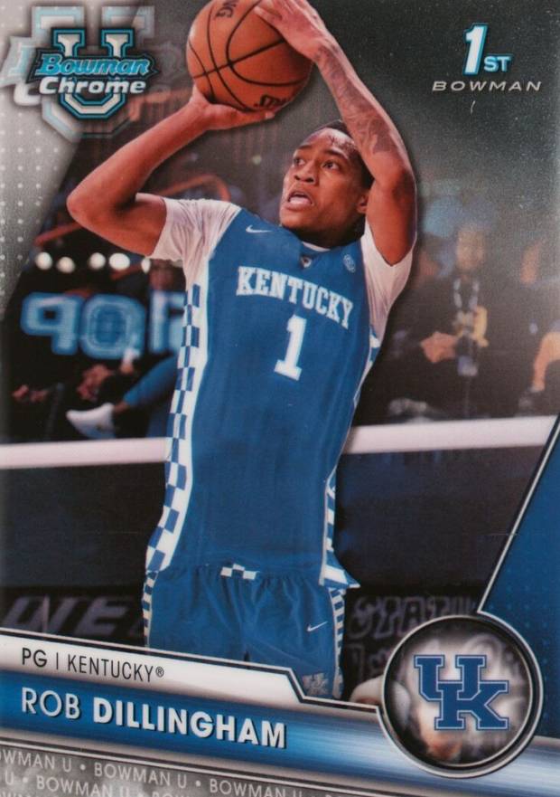 2023 Bowman University Chrome Rob Dillingham #44 Basketball Card