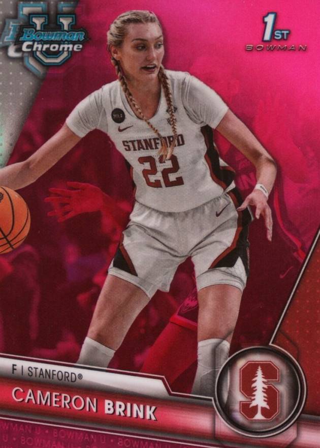 2023 Bowman University Chrome Cameron Brink #75 Basketball Card