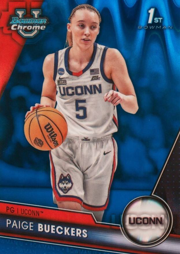 2023 Bowman University Chrome Paige Bueckers #90 Basketball Card