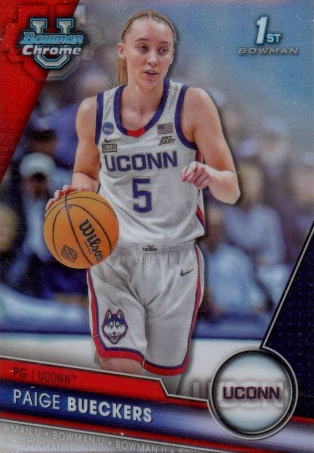 2023 Bowman University Chrome Paige Bueckers #90 Basketball Card