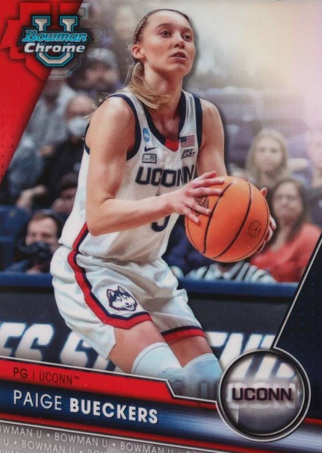 2023 Bowman University Chrome Paige Bueckers #90 Basketball Card