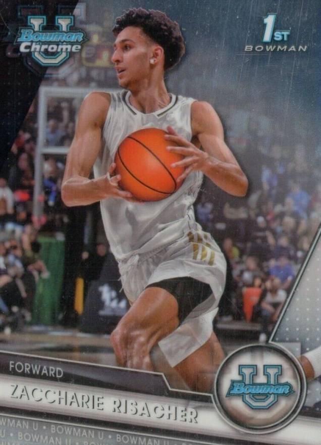 2023 Bowman University Chrome Zaccharie Risacher #9 Basketball Card