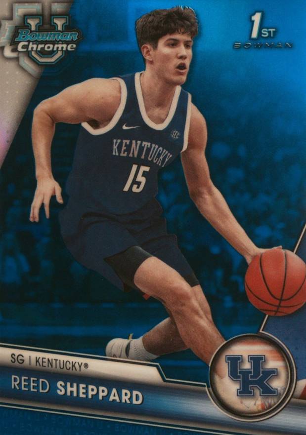 2023 Bowman University Chrome Reed Sheppard #45 Basketball Card