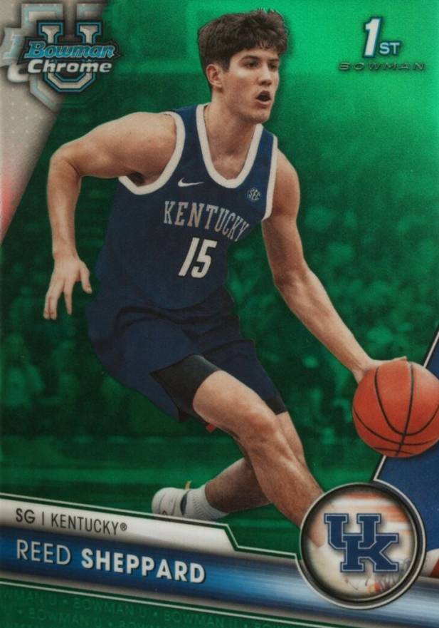 2023 Bowman University Chrome Reed Sheppard #45 Basketball Card