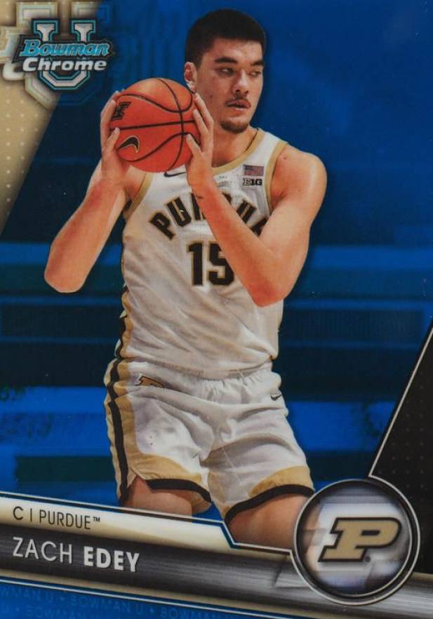 2023 Bowman University Chrome Zach Edey #71 Basketball Card