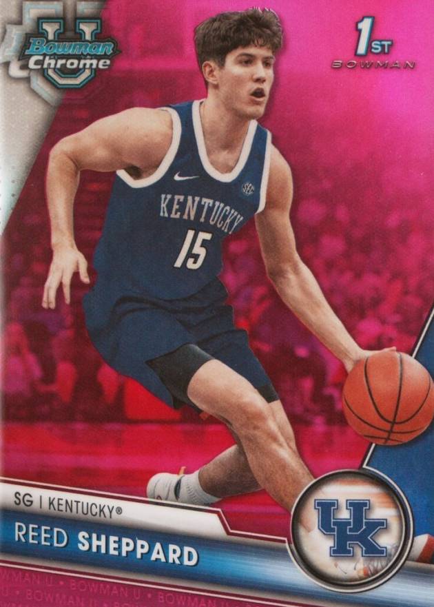 2023 Bowman University Chrome Reed Sheppard #45 Basketball Card