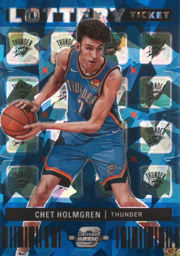 2022 Panini Contenders Optic Lottery Tickets Chet Holmgren #2 Basketball Card