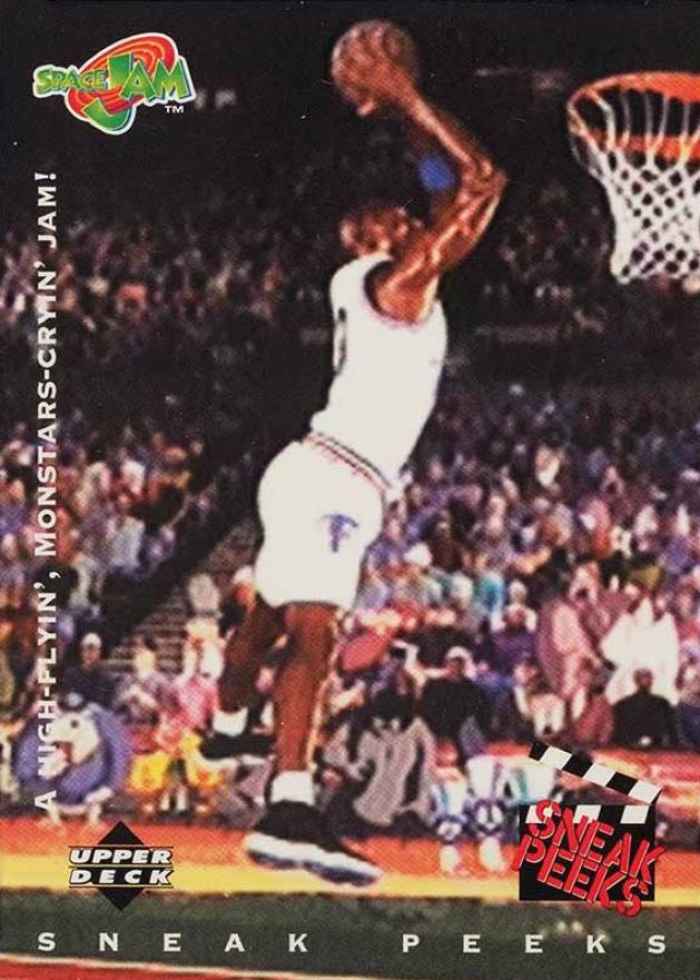 1996 Upper Deck Space Jam A High-Flying #55 Basketball Card