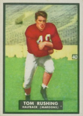 1951 Topps Magic Tom Rushing #29 Football Card