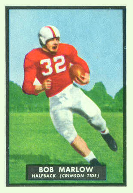 1951 Topps Magic Bobby Marlow #37 Football Card