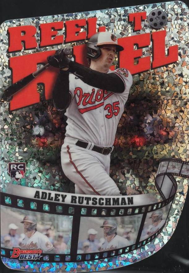 2023 Bowman's Best Reel to Reel Die-Cuts Adley Rutschman #RR9 Baseball Card