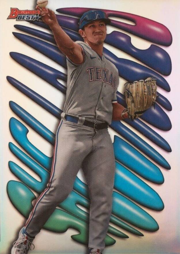 2023 Bowman's Best Shellacked Wyatt Langford #SH19 Baseball Card